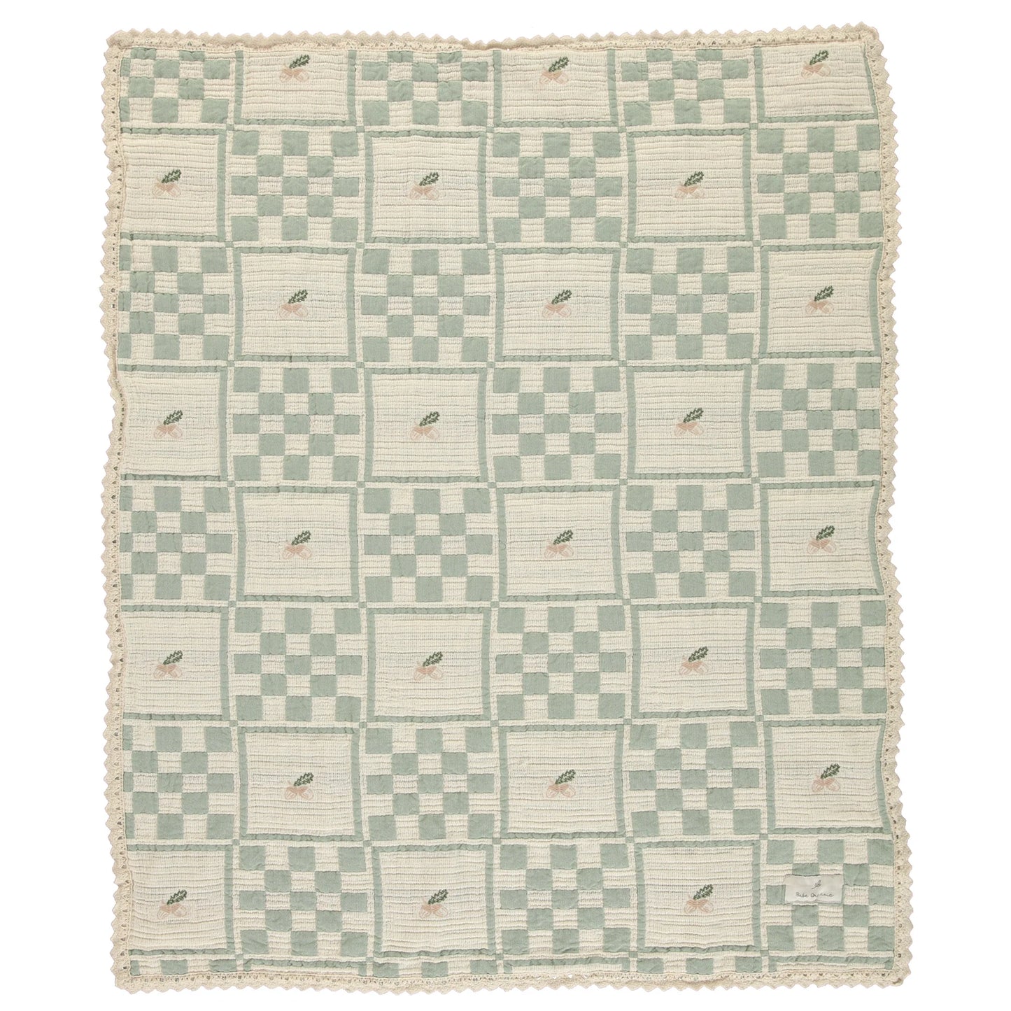 Bebe Organic Acorn Patchwork Blanket