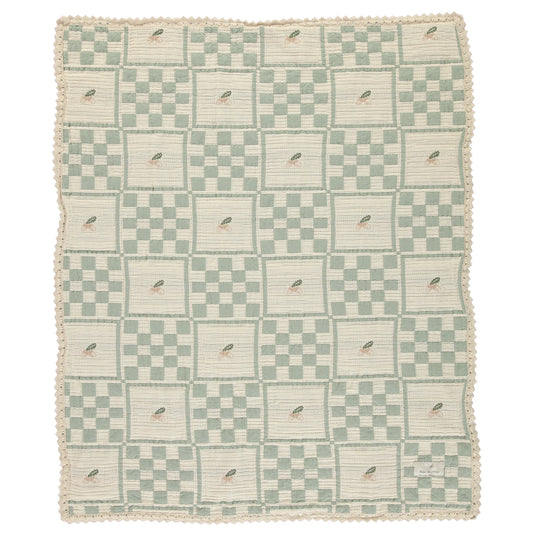 Bebe Organic Acorn Patchwork Blanket