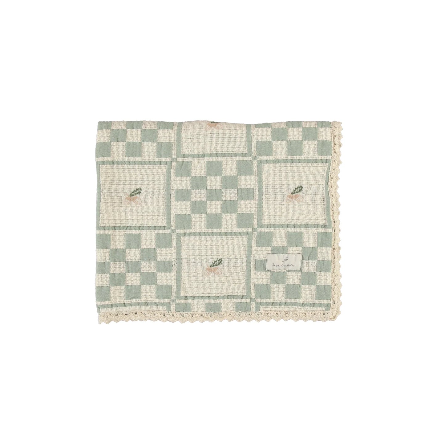 Bebe Organic Acorn Patchwork Blanket