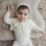 Lilette Cream Chunky Knit Shrug