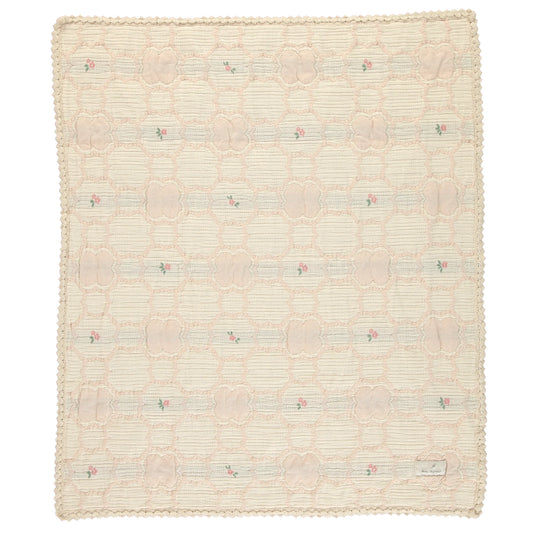 Bebe Organic Cleo Floral Vintage Wallpaper Blanket