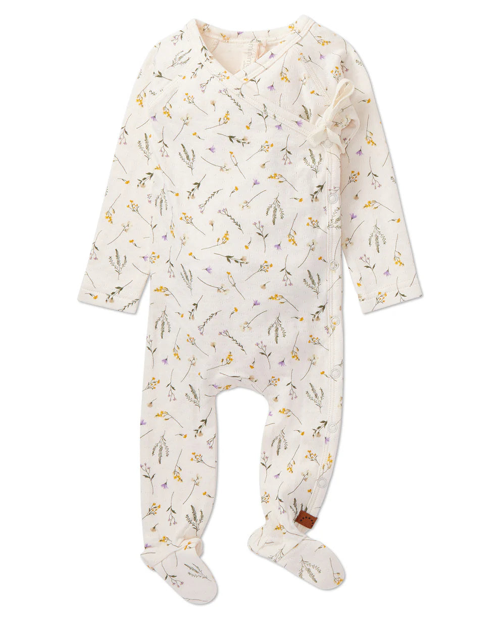 4 Piece "Pretty Petals" Pointelle Layette Set (6m)