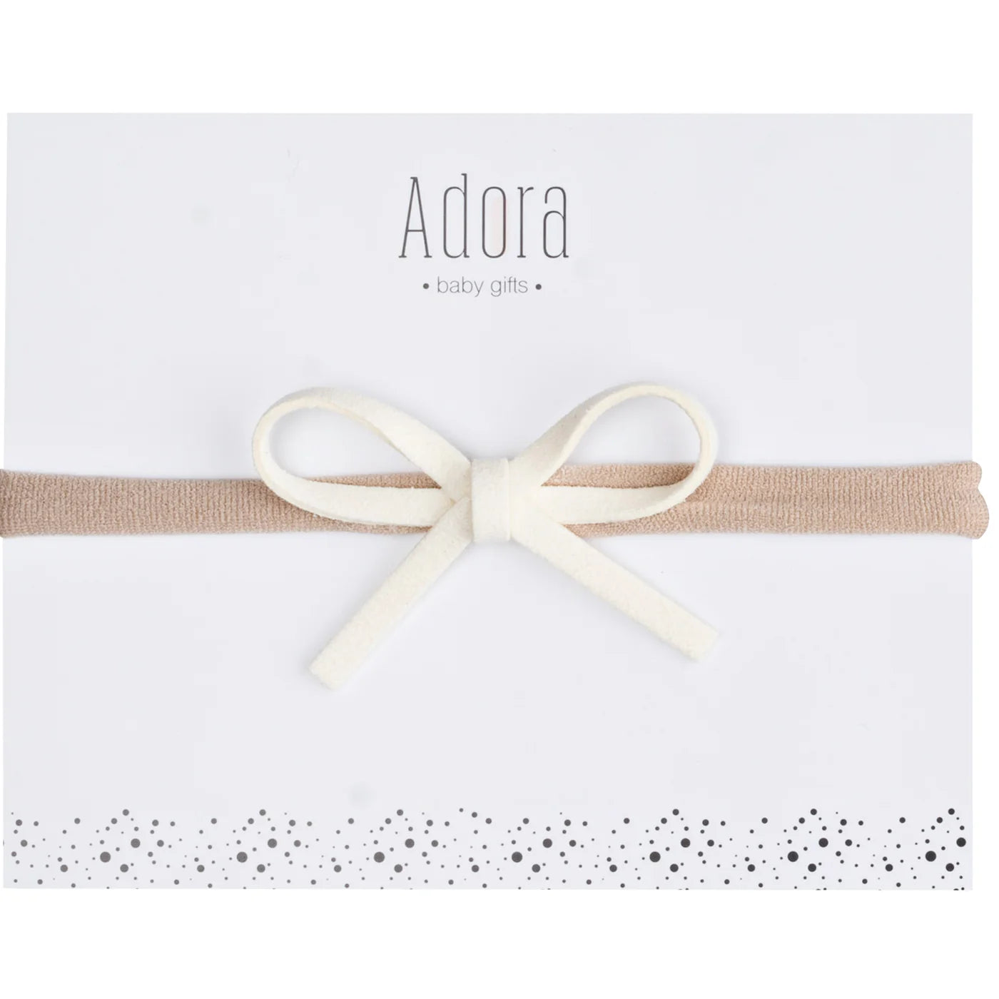 Mini Classic Headband in Ivory