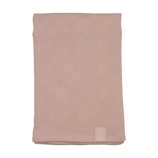 Pointelle Birds Layette Set in Pink