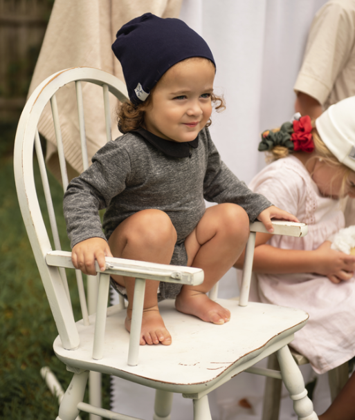 Classic Beanie in Navy