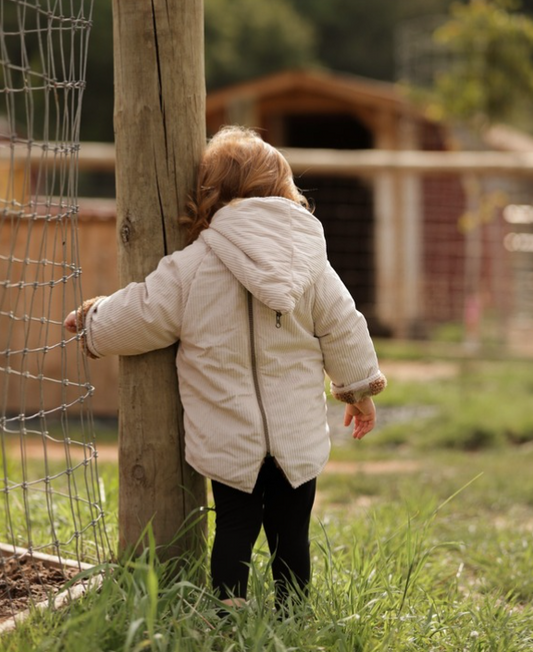 Baby Coat and Hat in Oatmeal