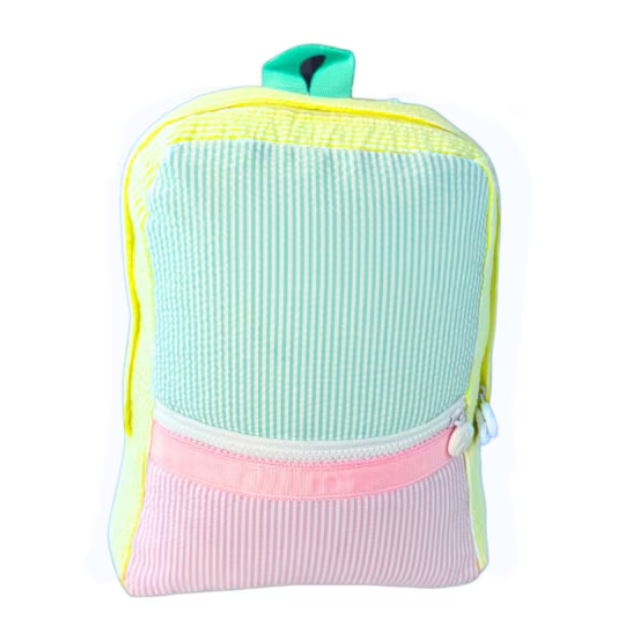1989 Seersucker Small Backpack