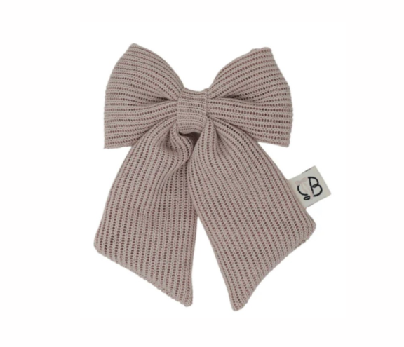 Crochet Knit Clip in Mauve - Medium