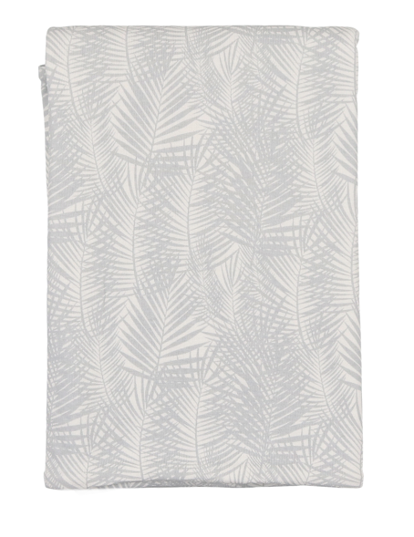 Tropical Print Layette Set in Dusty Blue