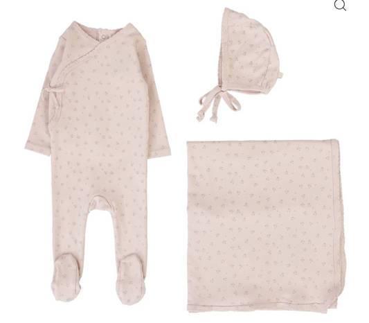 Lilette Bud Layette Set in Soft Pink