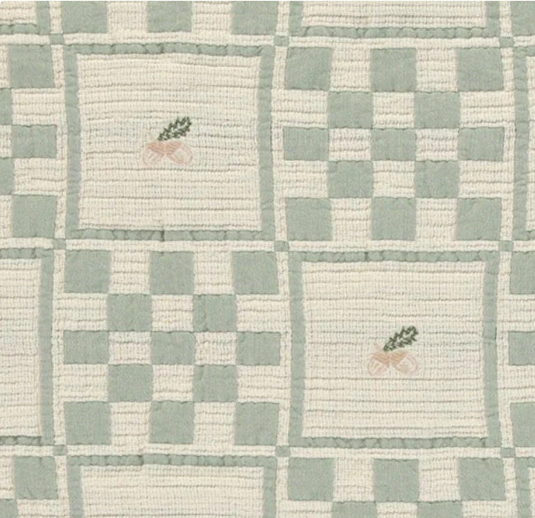 Bebe Organic Acorn Patchwork Blanket