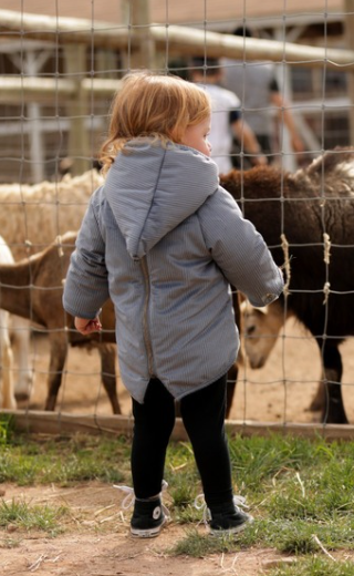 Baby Coat and Hat in Blue