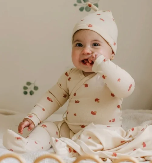 Mushroom Print Footie