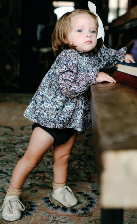 Paisley Knit Bloomer Set