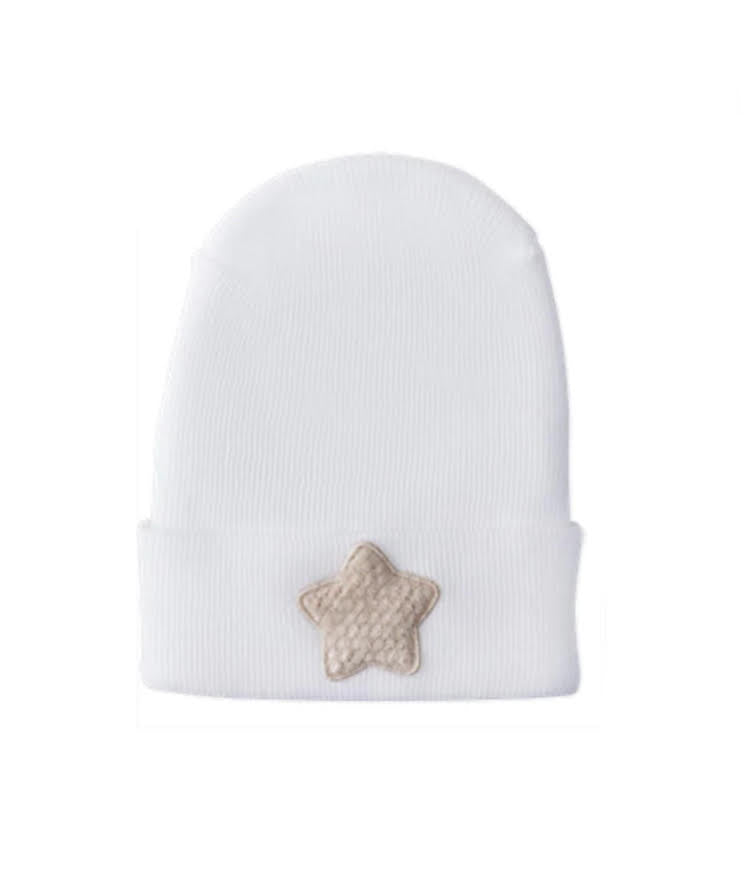 Taupe Star Hospital Hat