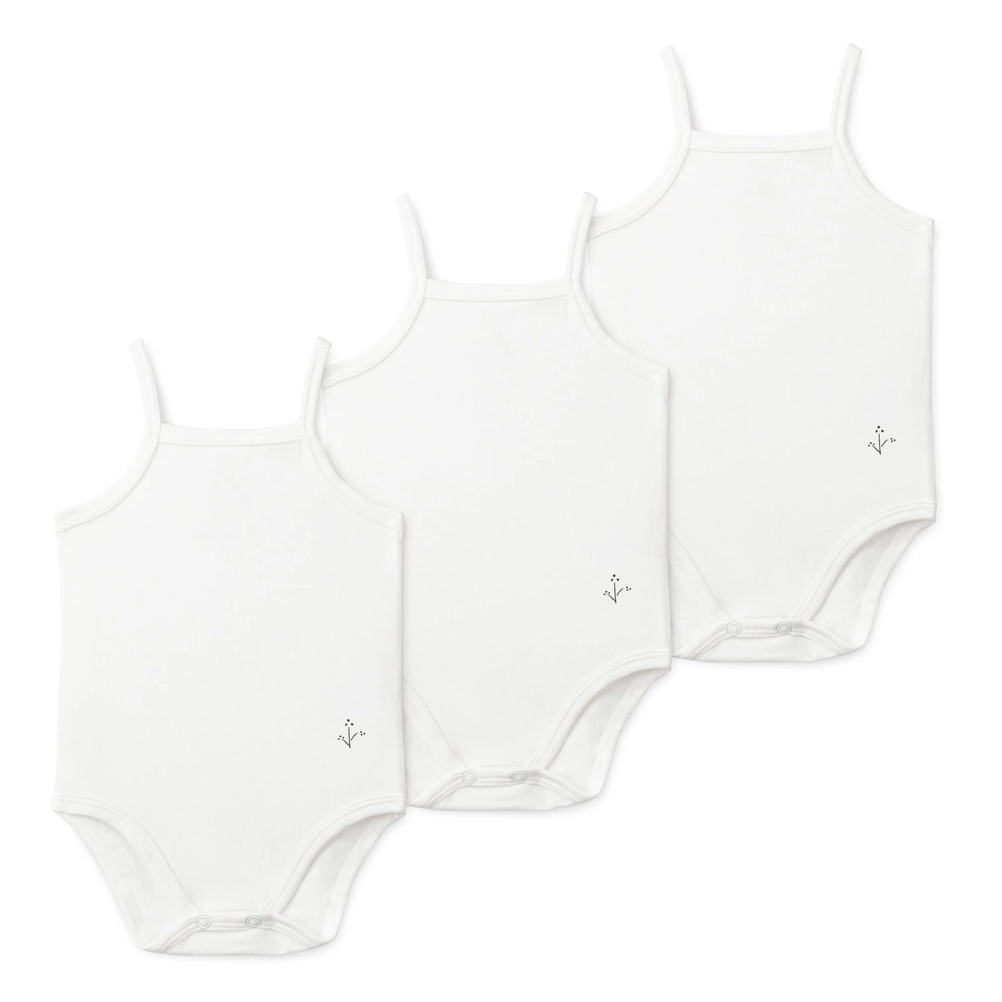 Baby Boy Undershirts - White