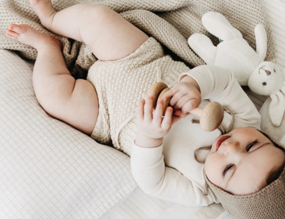 DH Brunello Baby Blanket in Sand