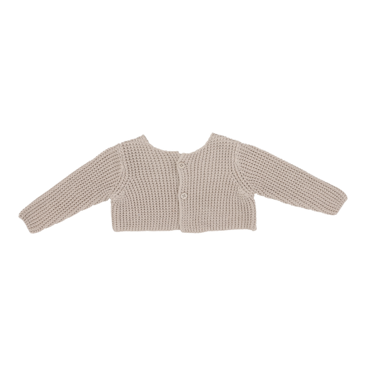 Lilette Oat Chunky Knit Shrug