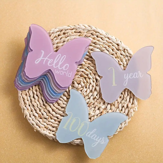 Acryclic Butterfly Milestone Set