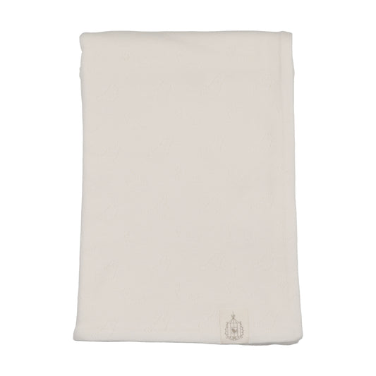 Pointelle Birds Layette Set in White