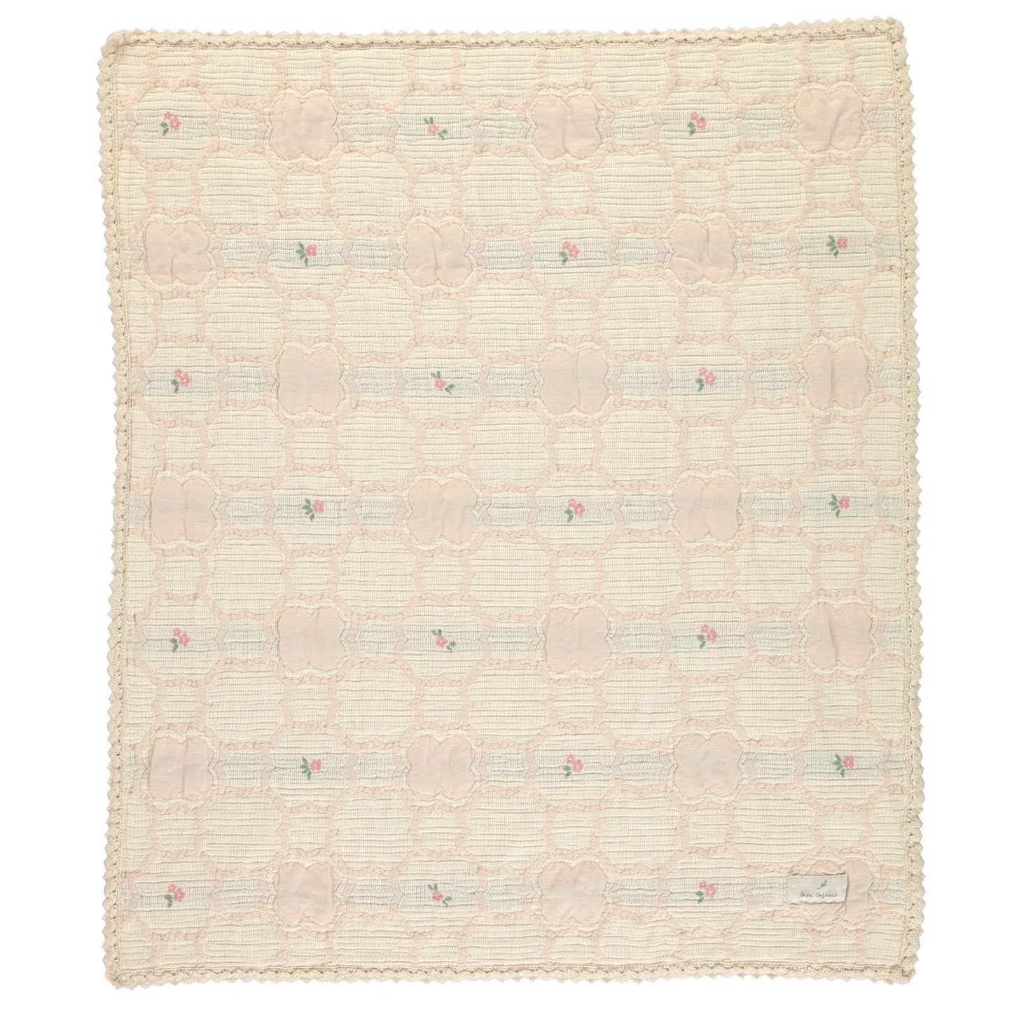Bebe Organic Cleo Floral Vintage Wallpaper Blanket