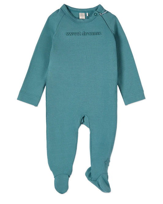 Arctic "Sweet Dreams" Cotton Fleece Zipper Footie