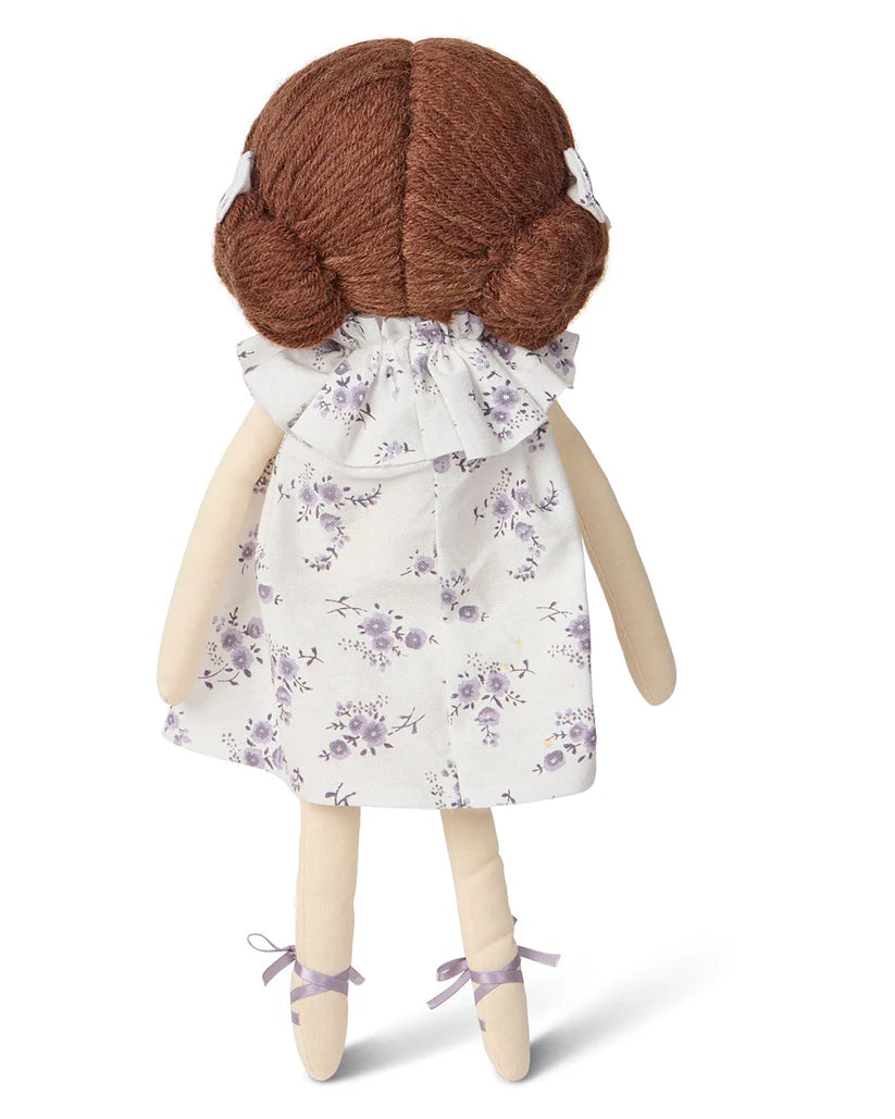 Baby Girls "Abigail" Cotton and Linen Dolly