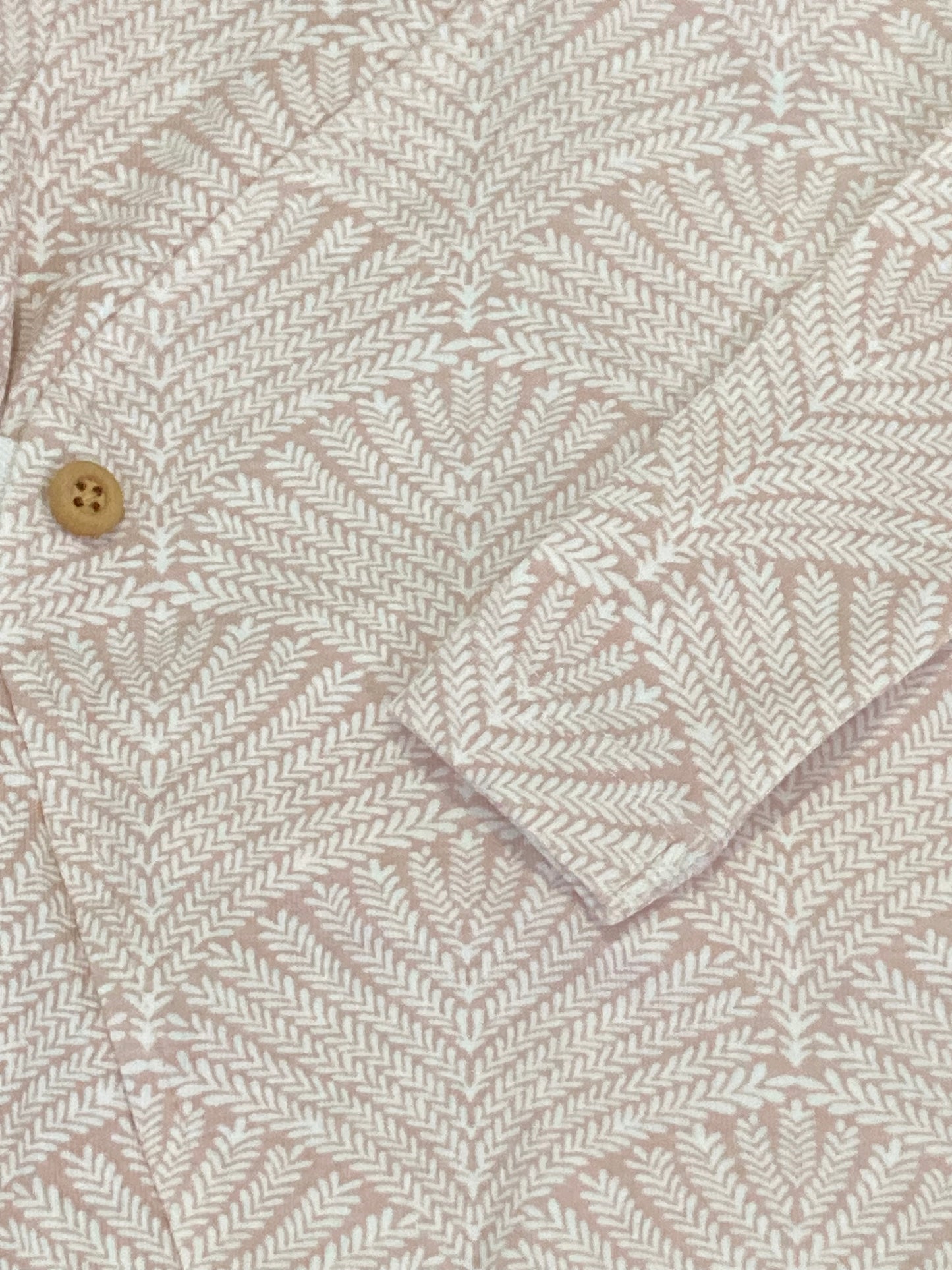 Print Wrap Footie Set in Rose