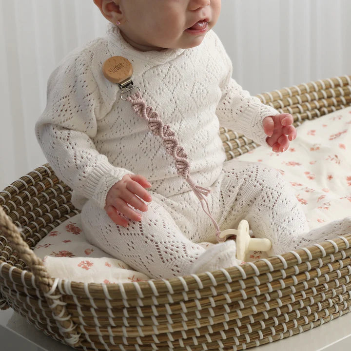 Macrame Pacifier Clips