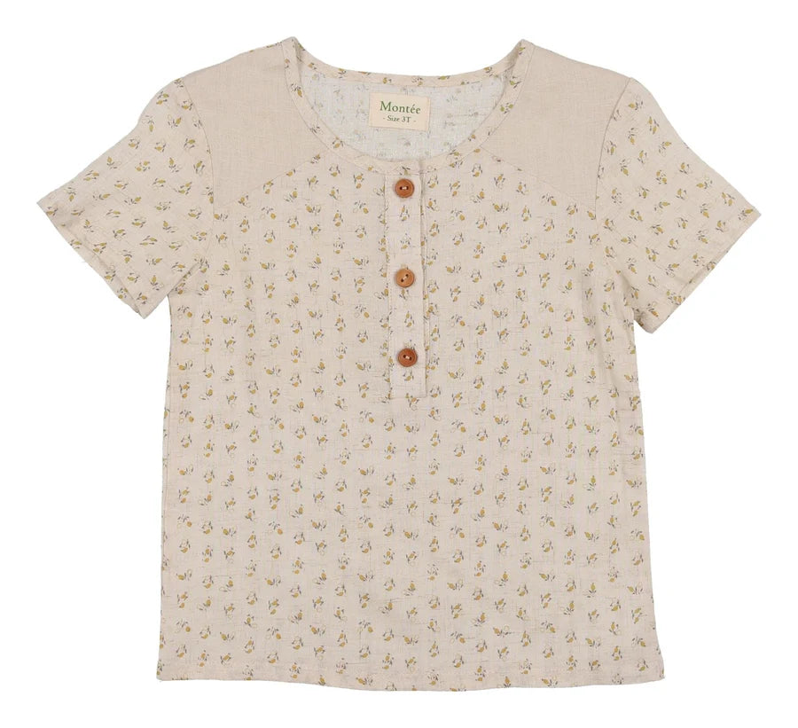 Lemon Blossom Boys Shirt