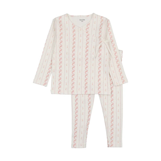 Linear Nostalgia Ballerina Print Loungewear