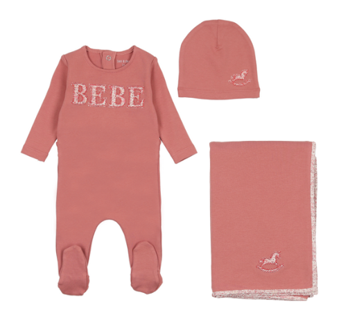 Bebe Ditsy Layette Set in Petal