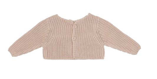 Chunky Knit Shrug in Blush