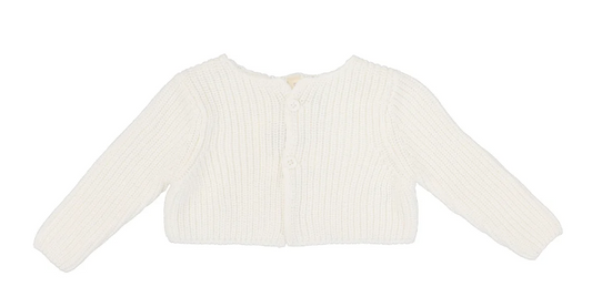 Chunky Knit Shrug in Winter White
