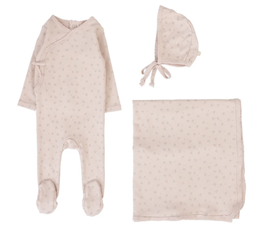 Lilette Bud Layette Set in Soft Pink