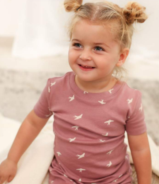 Birds Set in Berry - 18m and 2t