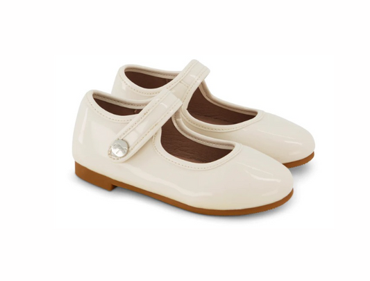 Patent Mary Jane in Pearl (size 23)