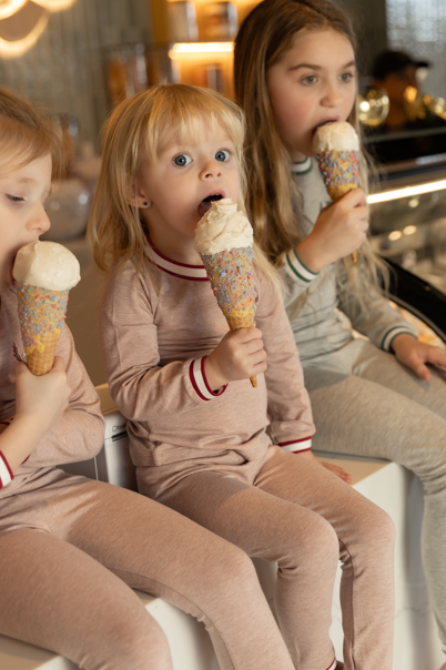 Modal Varsity Loungewear in Thunder