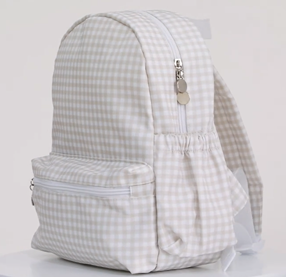 Gingham Backpack
