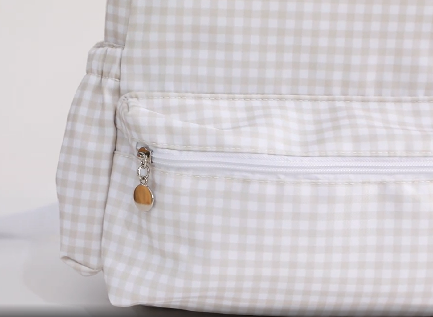 Gingham Backpack