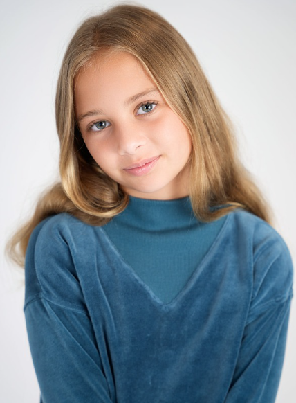 Velour Sweatshirt and Skirt Set in Indigo