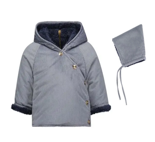 Baby Coat and Hat in Blue