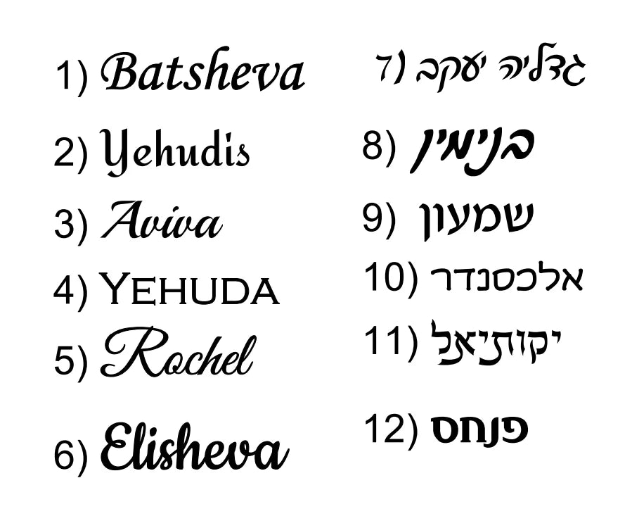Embroidery 2 names