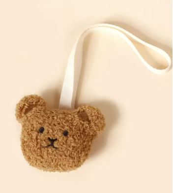 Sherpa Teddy Pacifier Holder