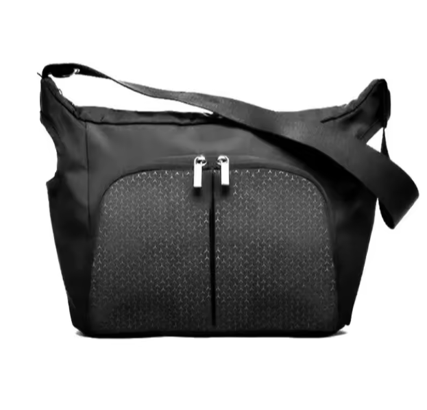 Black Diaper Bag (Compatible with the Doona)