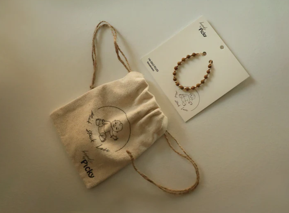 Pink and Silver Link Bracelet