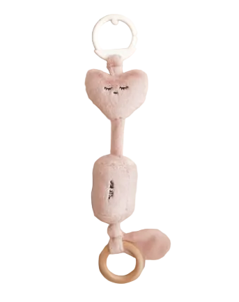 Pink Heart Jingle Wind Chime Toy