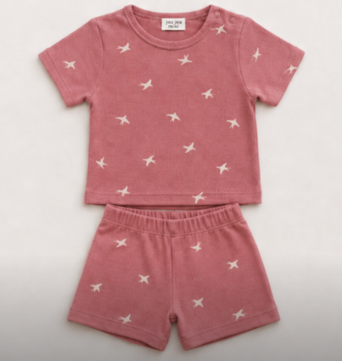 Birds Set in Berry - 18m and 2t