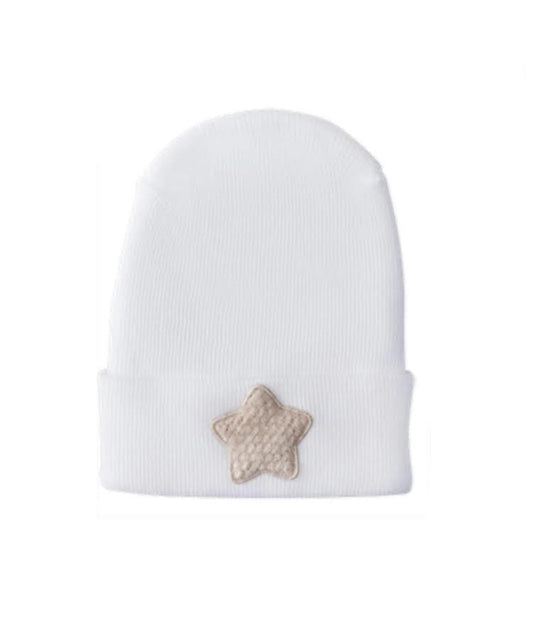 Taupe Star Hospital Hat