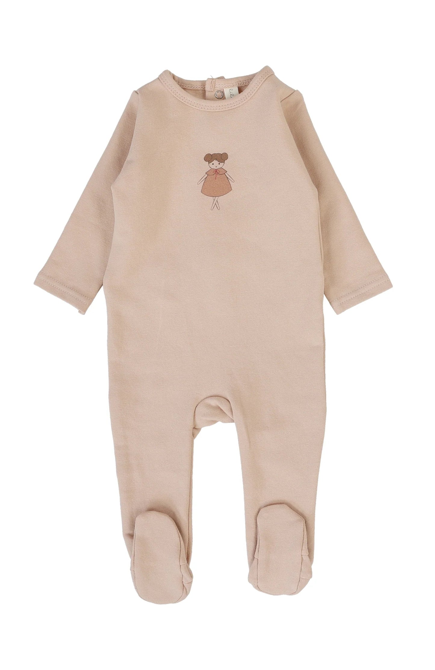 Dolly Footie in Dusty Pink